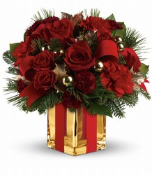 All Wrapped Up Bouquet by Teleflora from Swindler and Sons Florists in Wilmington, OH